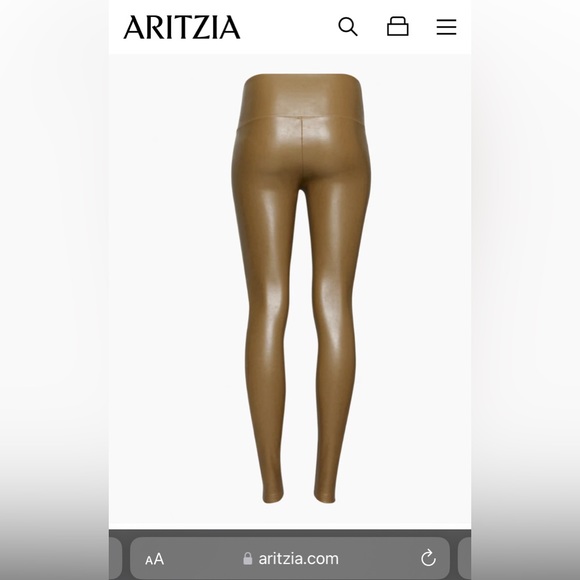 Aritzia Daria vegan leather leggings/pants - Picture 7 of 8